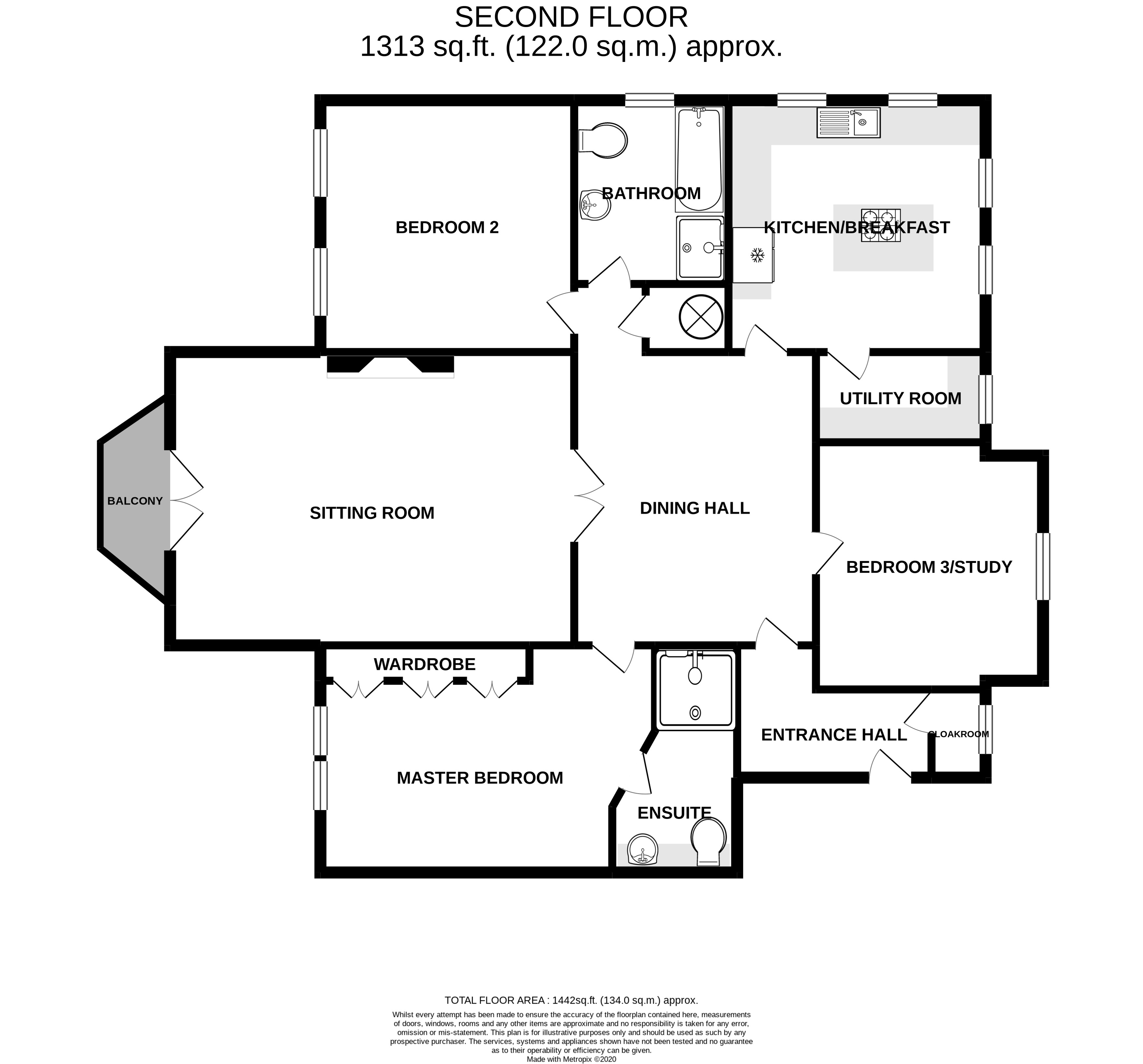 Floorplans For St Hilarys Park, Alderley Edge, Cheshire