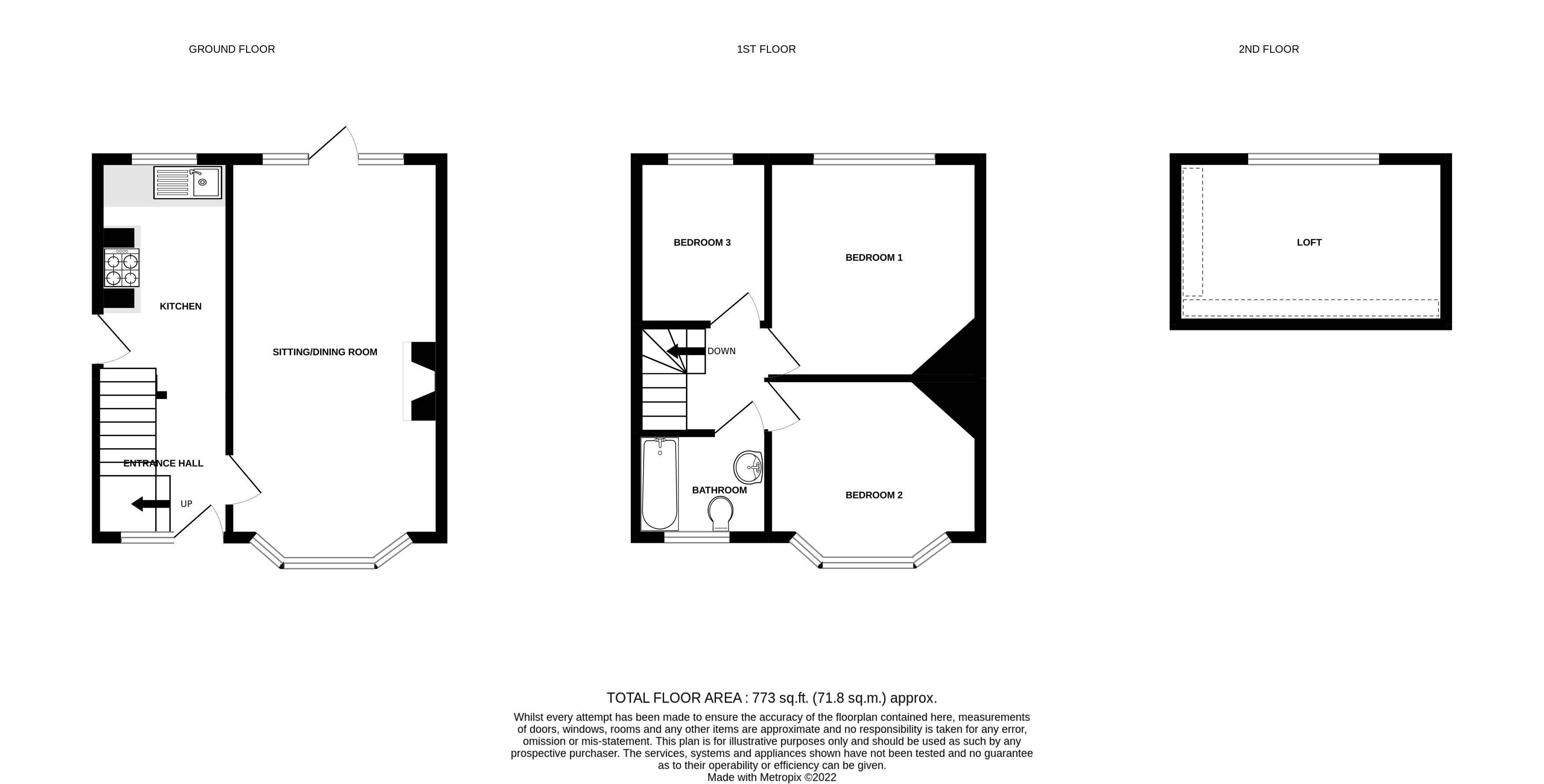 Floorplans For Thoresway Road, Wilmslow, Cheshire