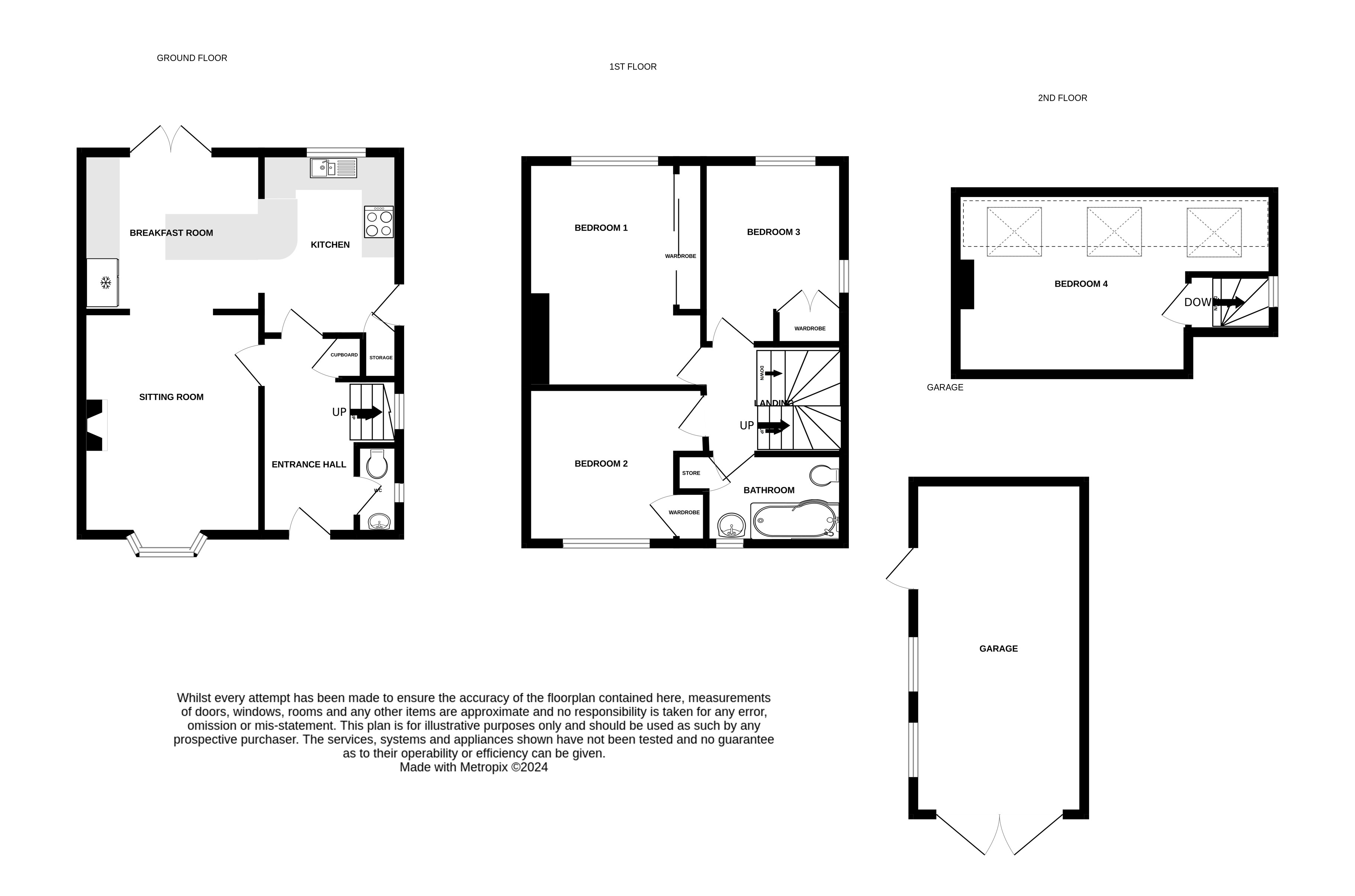 Floorplans For Welton Drive, Wilmslow, Cheshire