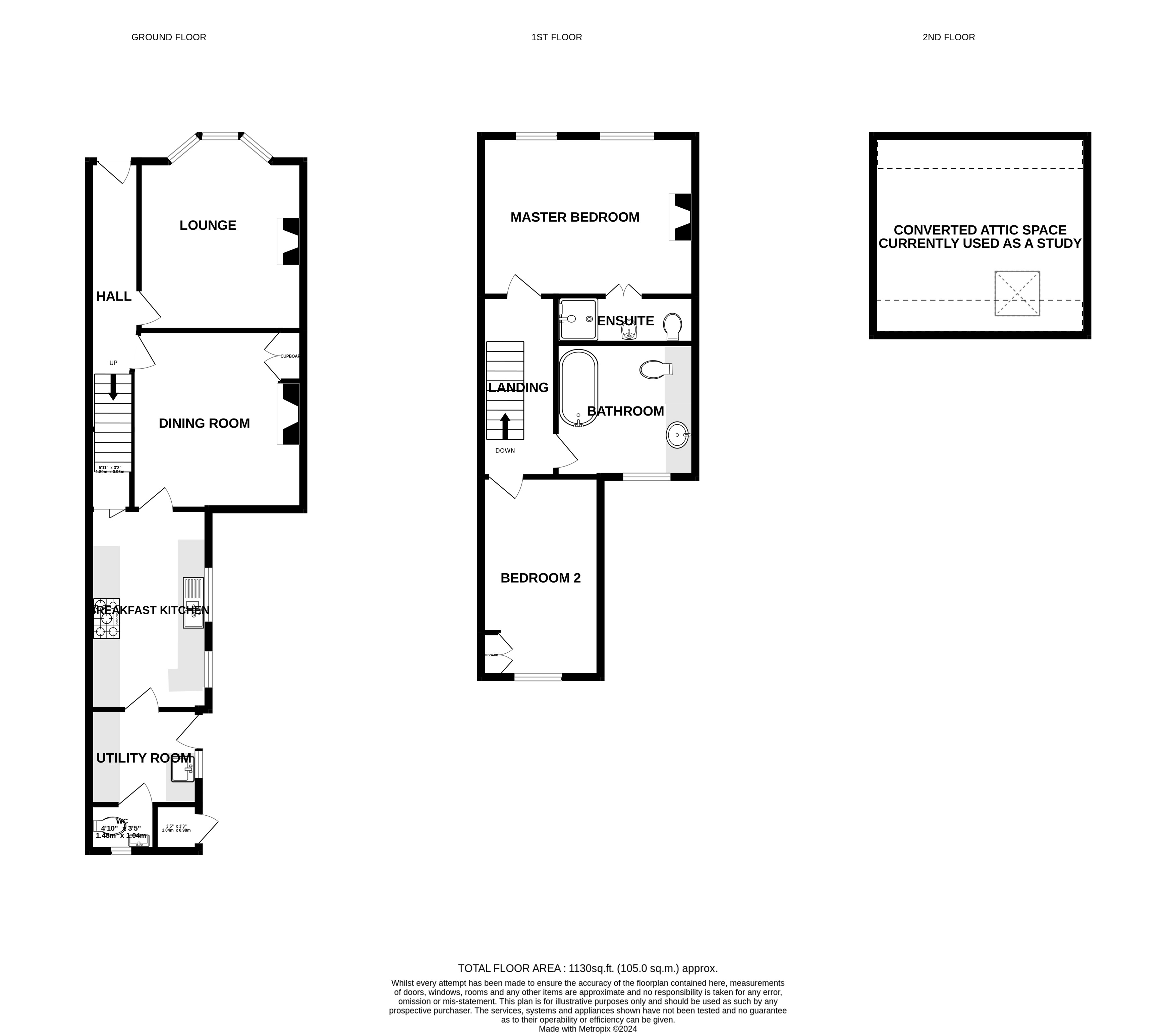 Floorplans For Heyes Lane, Alderley Edge, Cheshire