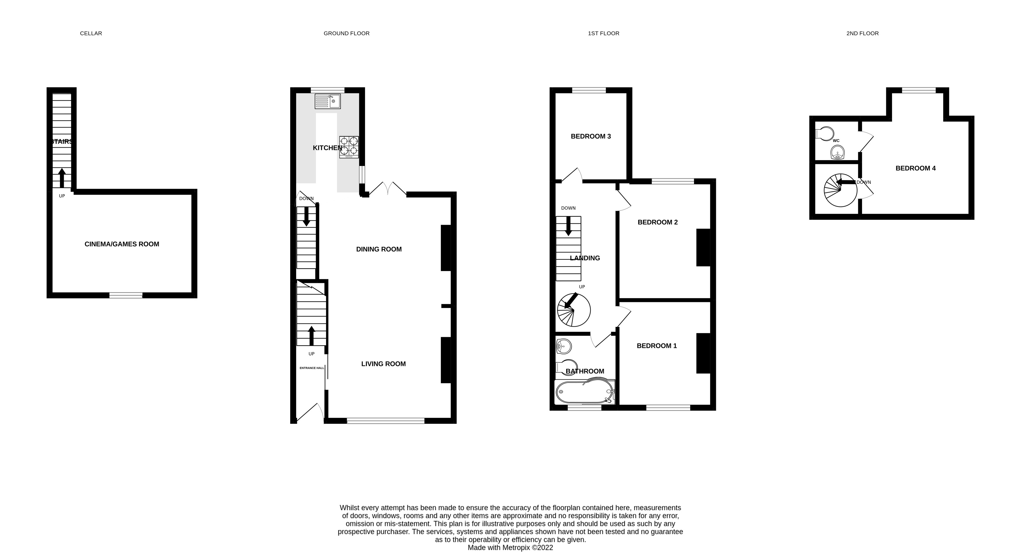 Floorplans For Sparrow Lane, Knutsford, Cheshire