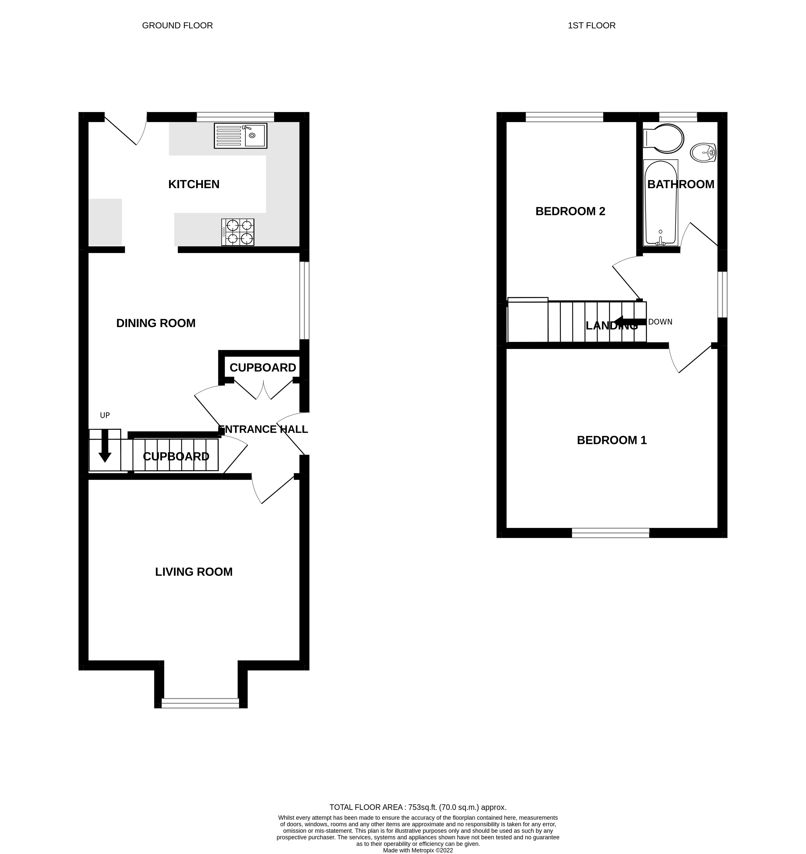 Floorplans For Heyes Lane, Alderley Edge, Cheshire