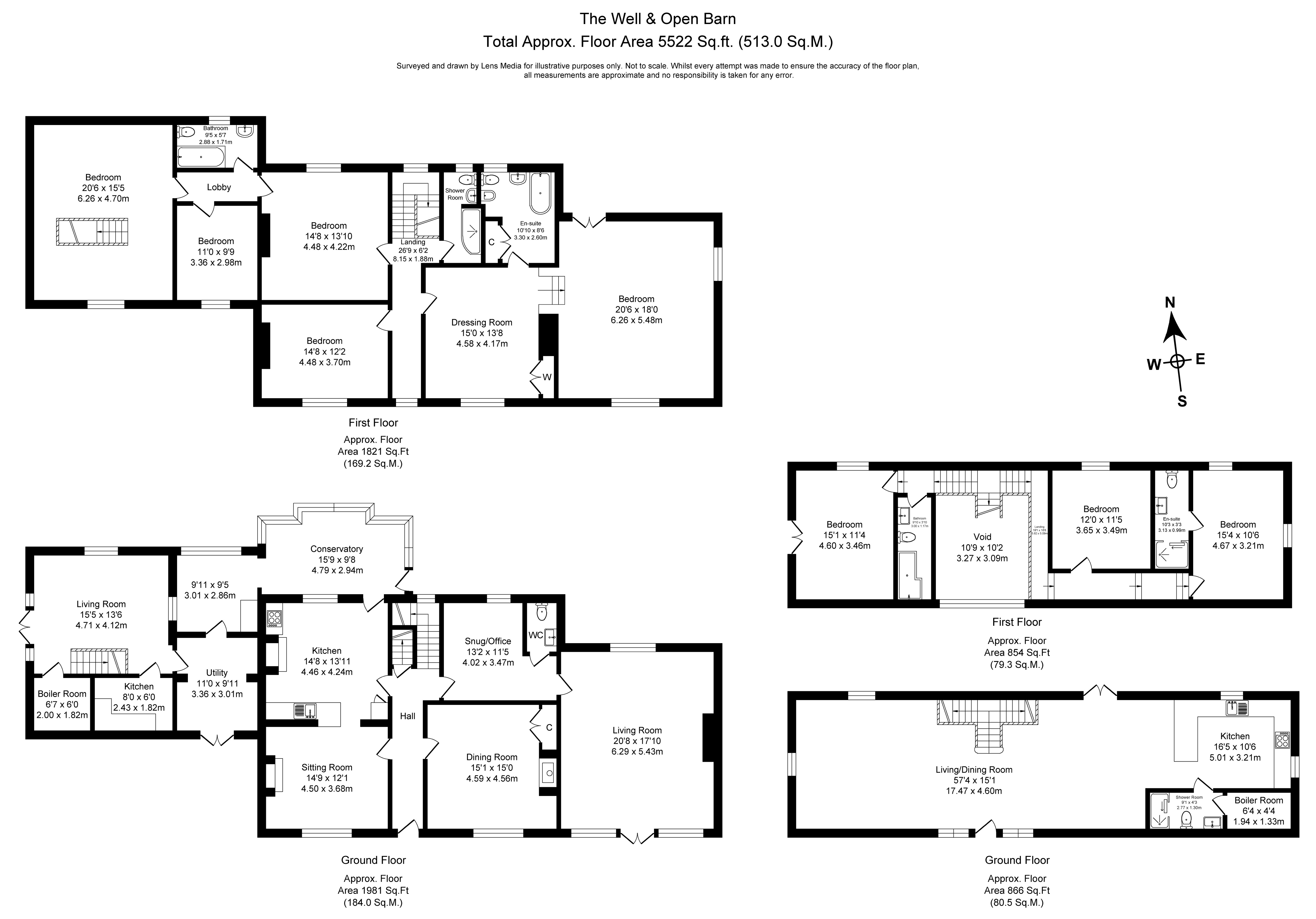 Floorplans For Mobberley, Knutsford, Cheshire