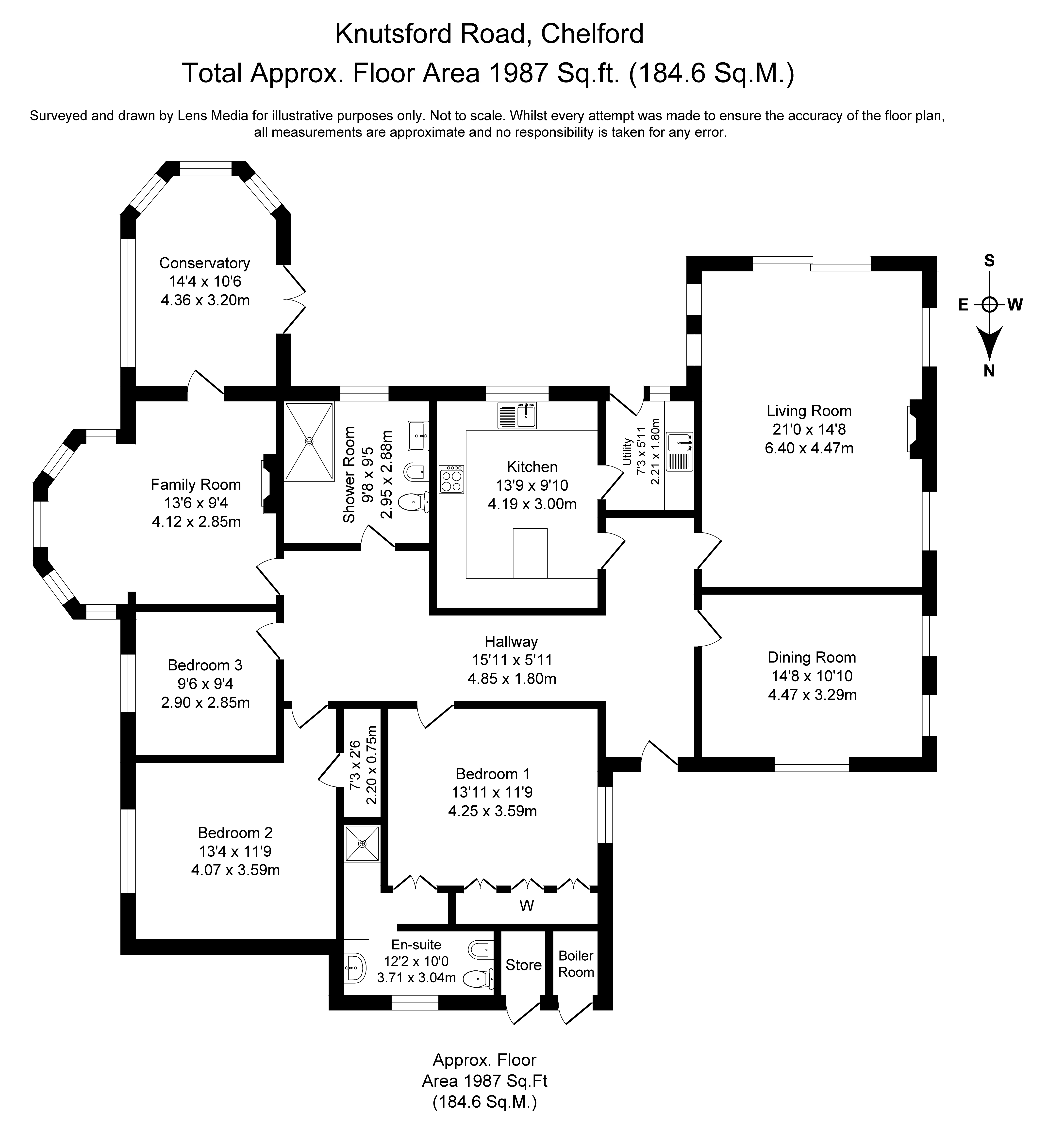 Floorplans For Chelford, Macclesfield, Cheshire