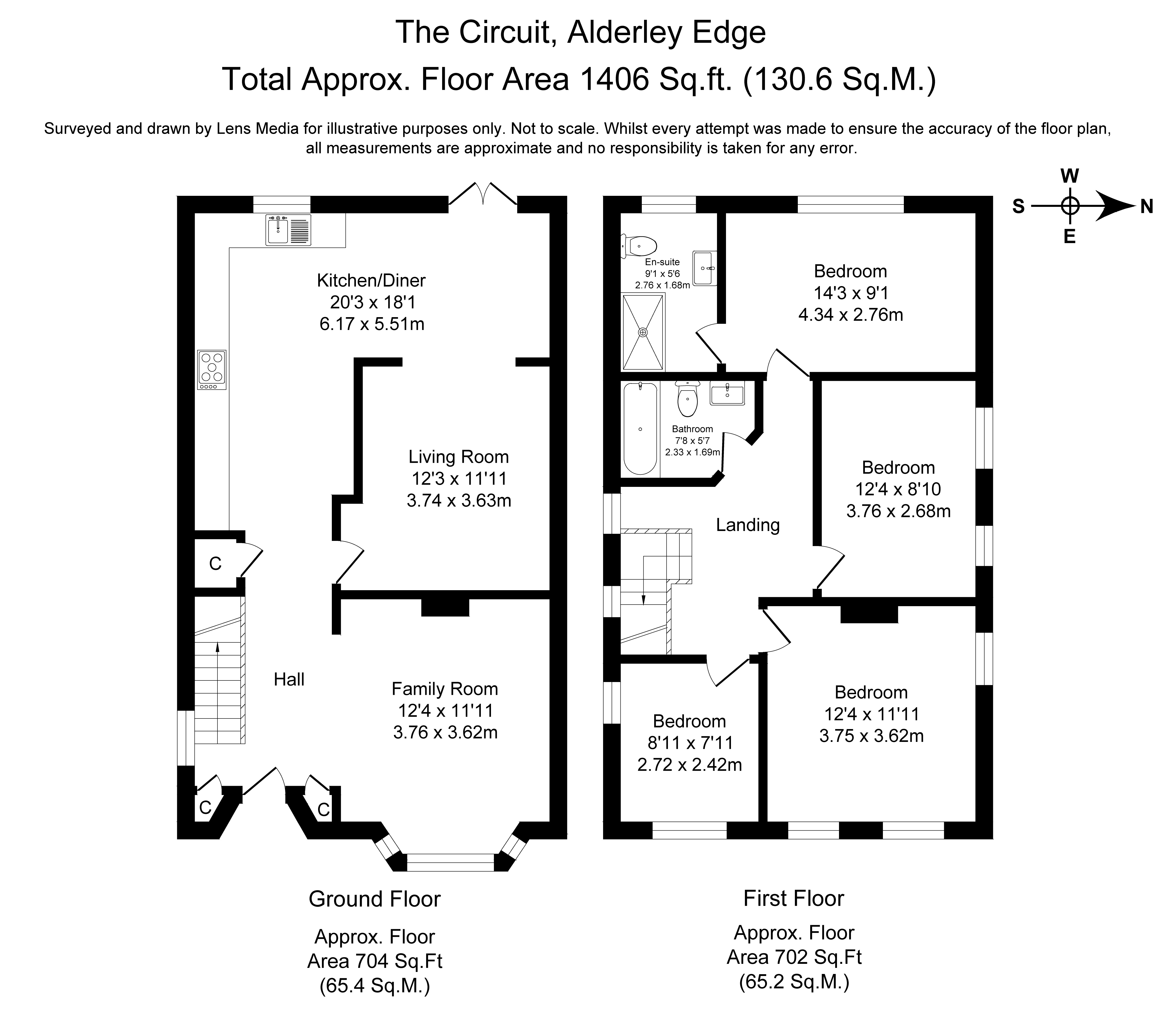 Floorplans For The Circuit, Alderley Edge, Cheshire