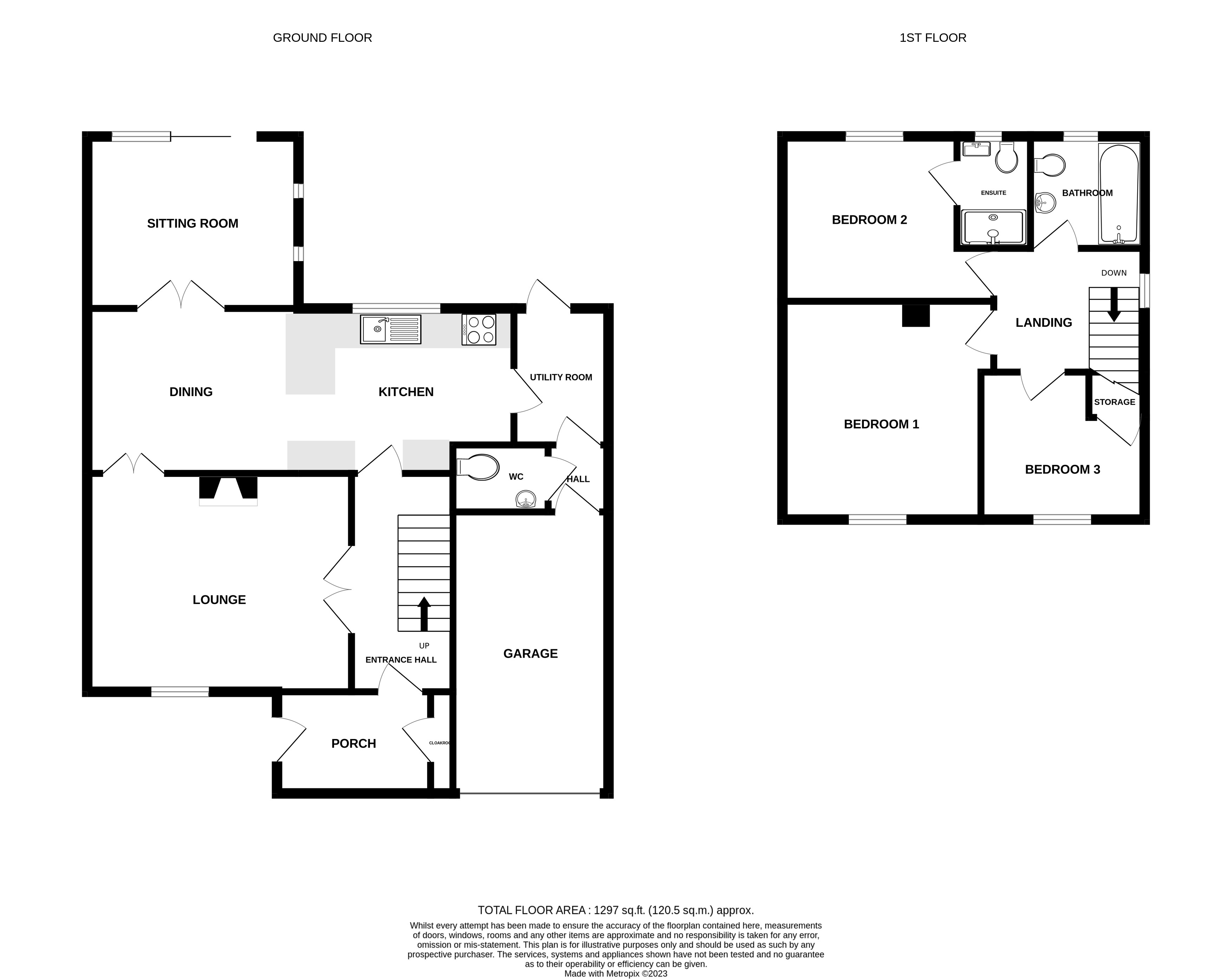 Floorplans For Devonshire Drive, Alderley Edge, Cheshire